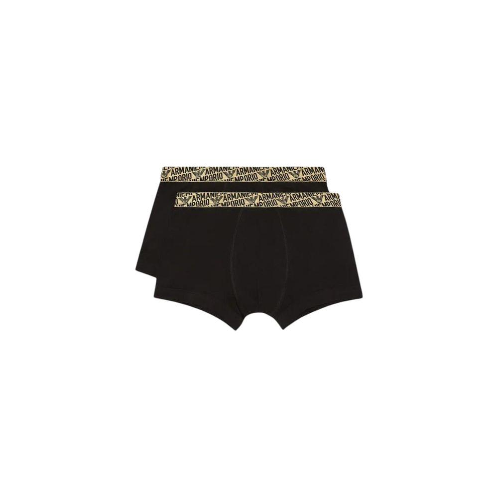 Emporio Armani Underwear Bicolor Cotton Underwear Emporio Armani Underwear Black