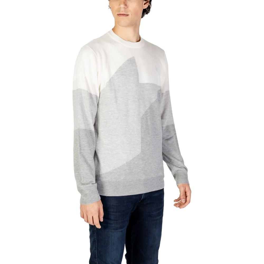 Antony Morato men's cream acrylic sweater for fall/winter, featuring a stylish knit design, ideal for modern men's fashion.