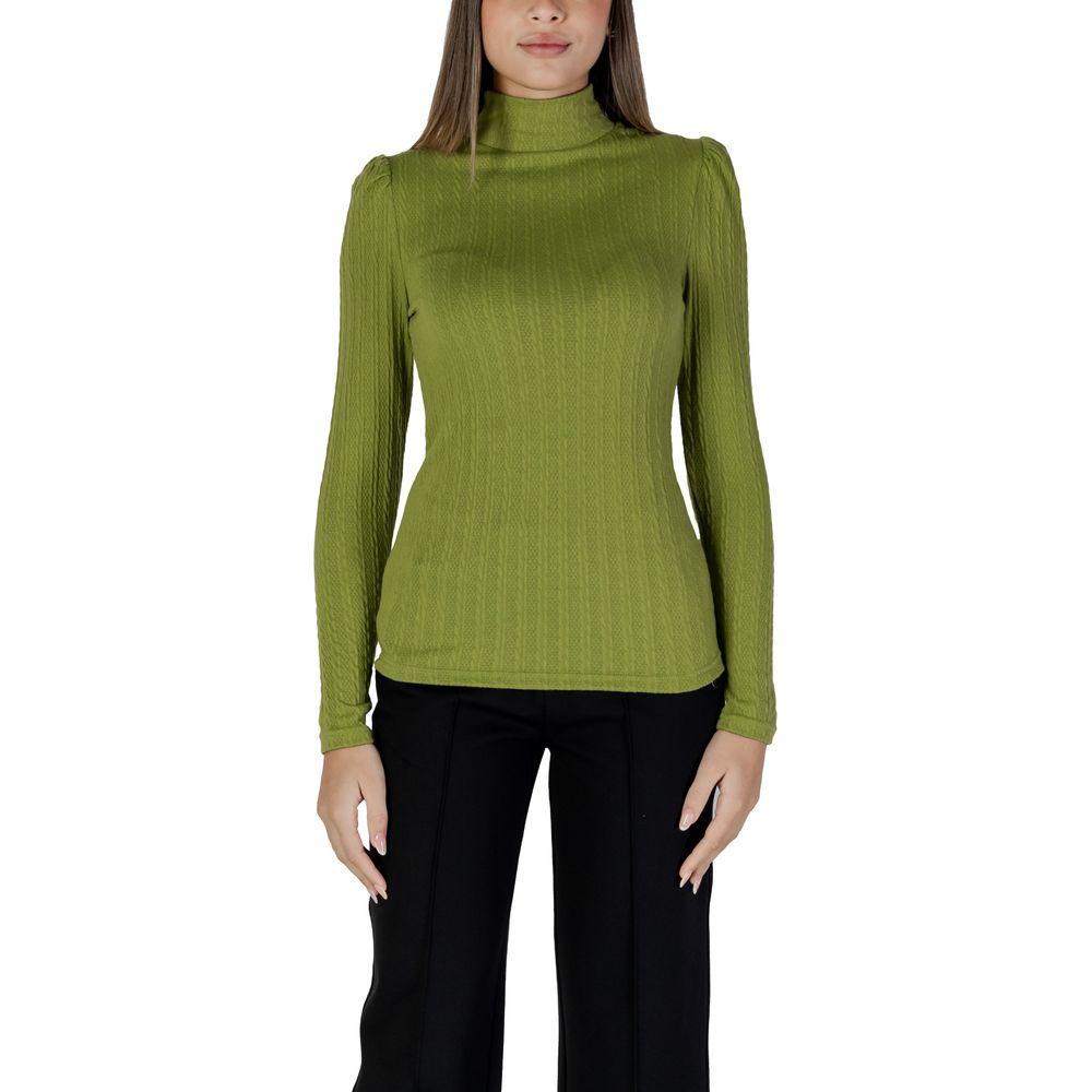 B.Young Green Polyester Tops & T-Shirt B.Young Olive Drab