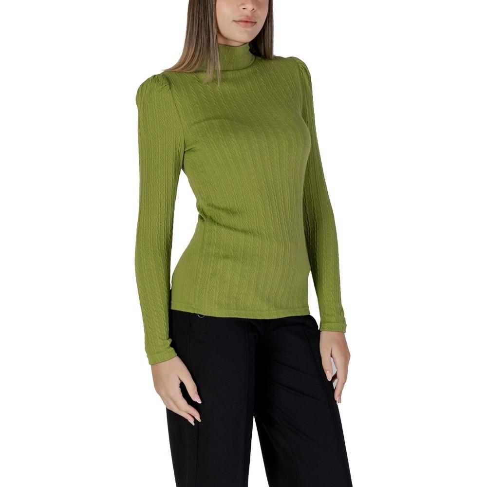 B.Young Green Polyester Tops & T-Shirt B.Young Olive Drab