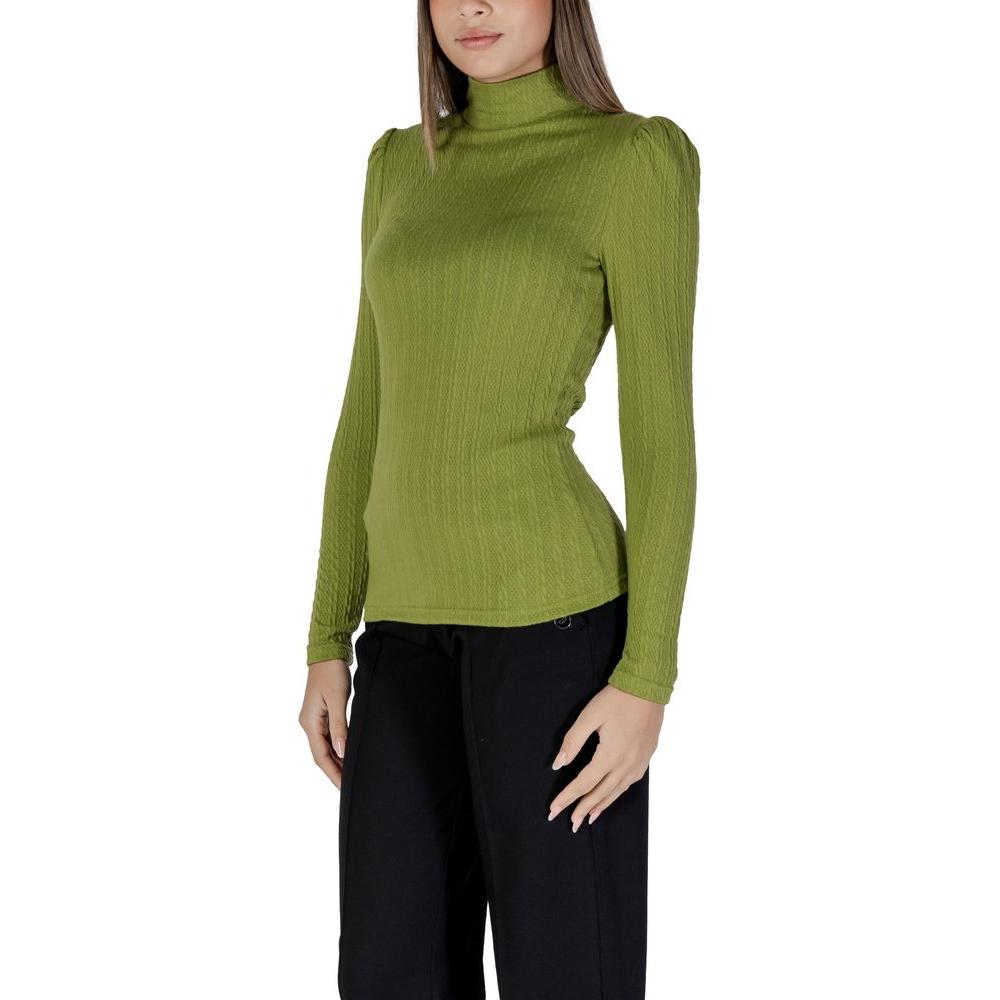 B.Young Green Polyester Tops & T-Shirt B.Young Olive Drab