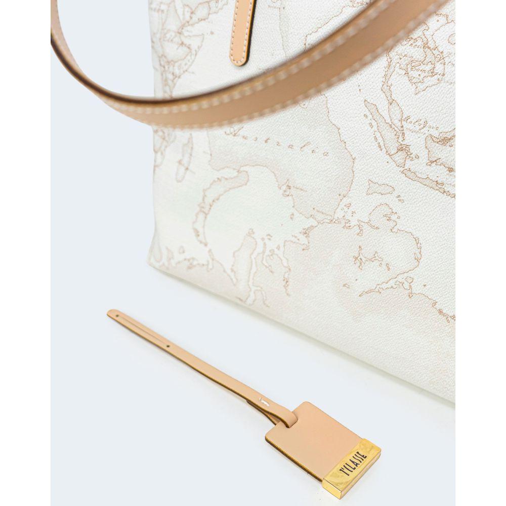 Alviero Martini Prima Classe White Leather Handbag Alviero Martini Prima Classe Lavender