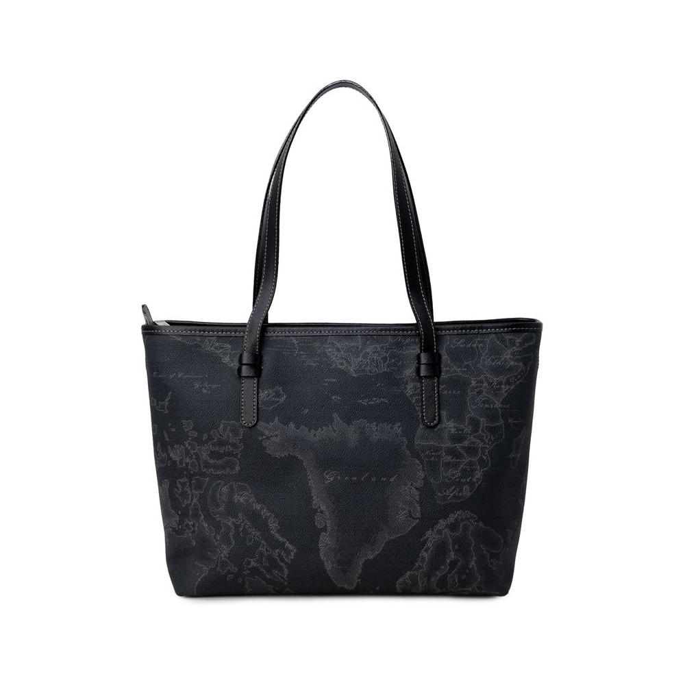 Alviero Martini Prima Classe Black Leather Handbag Alviero Martini Prima Classe Dark Slate Gray