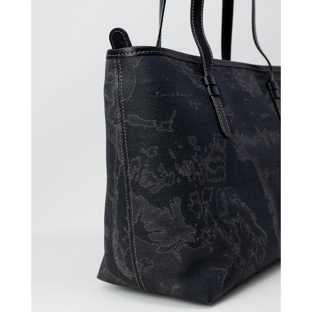Alviero Martini Prima Classe Black Leather Handbag Alviero Martini Prima Classe Dark Slate Gray