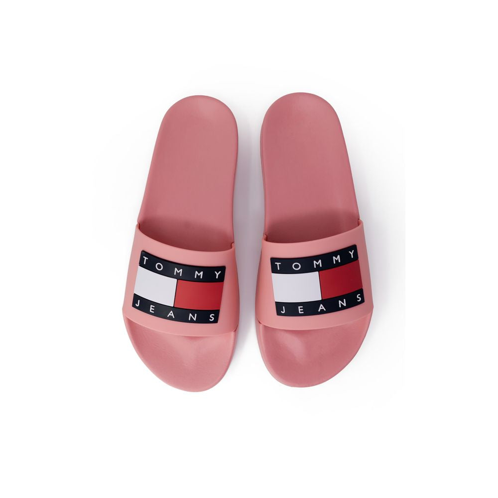 Tommy Hilfiger Jeans Orange Polyethylene Sandal Tommy Hilfiger Jeans Rosy Brown