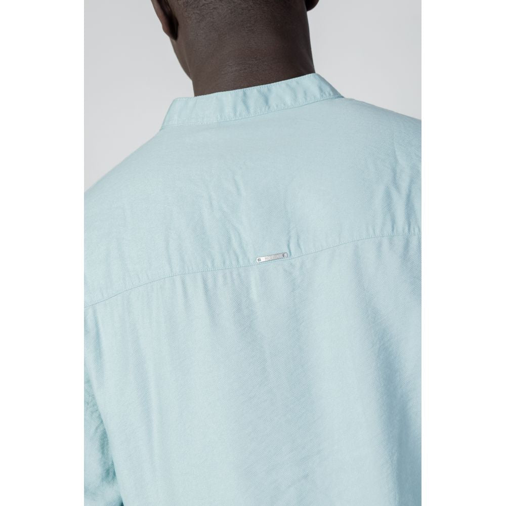 Antony Morato Green Viscose Shirt Antony Morato Light Gray