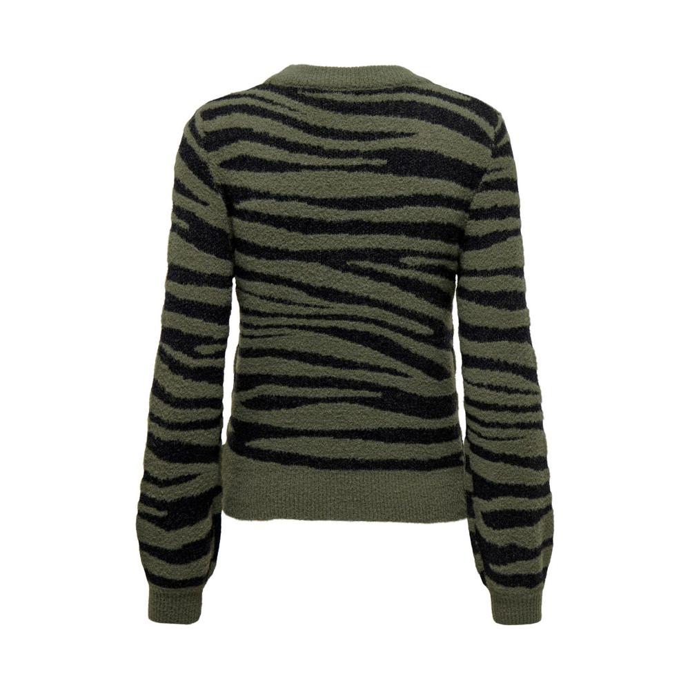Jacqueline De Yong Green Nylon Sweater Jacqueline De Yong Dark Slate Gray