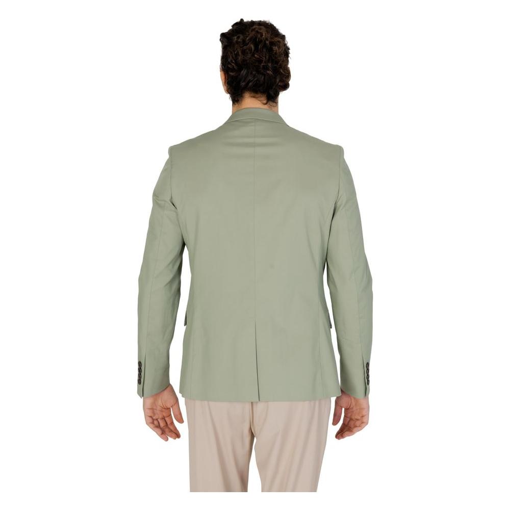 Antony Morato Green Cotton Suit Antony Morato Dark Gray