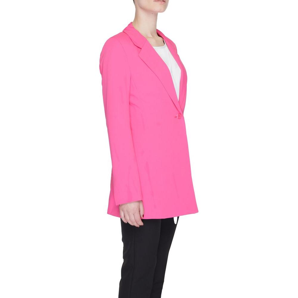 Vero Moda Pink Polyester Suits & Blazer Vero Moda Hot Pink