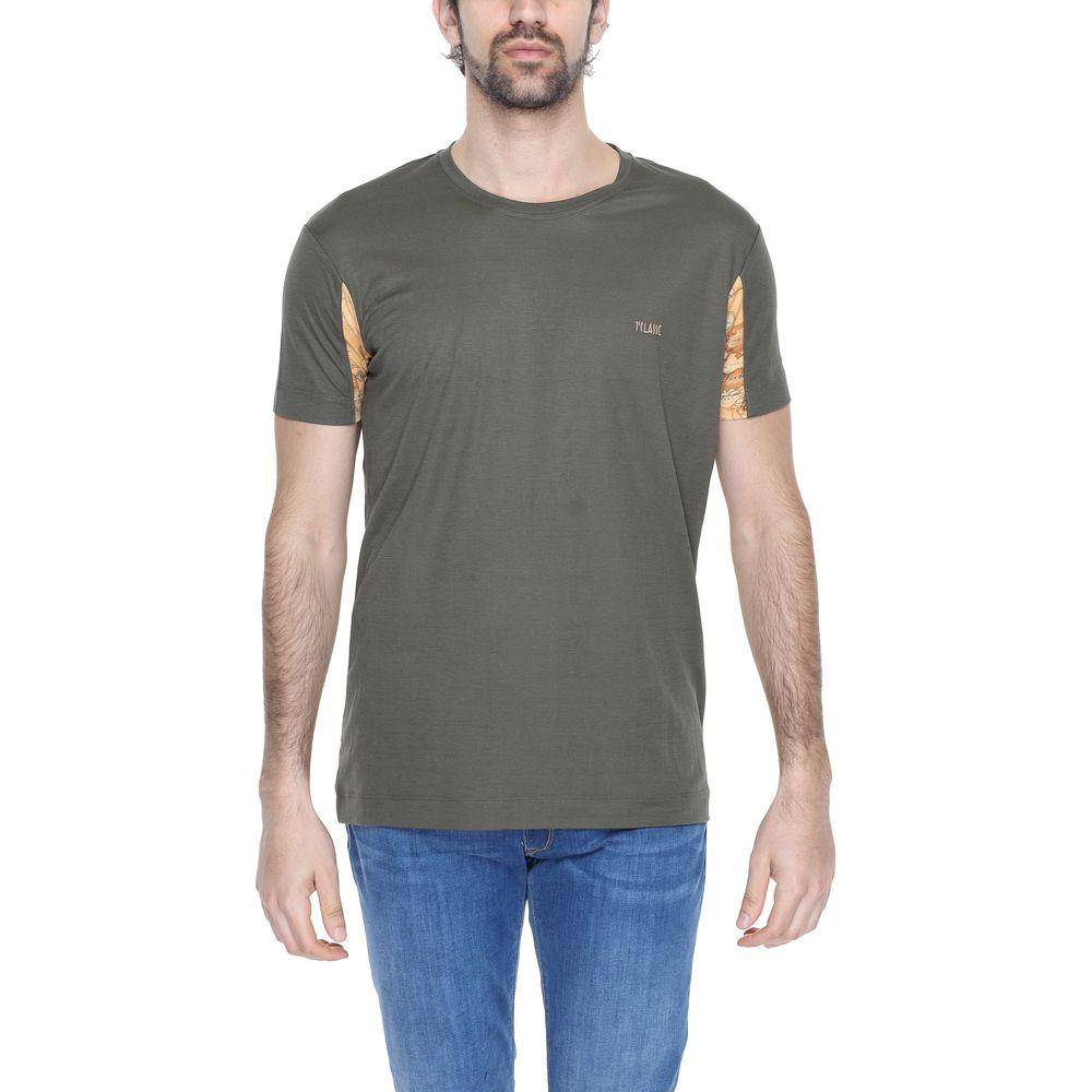 Alviero Martini Prima Classe Green Viscose T-Shirt Alviero Martini Prima Classe Dim Gray