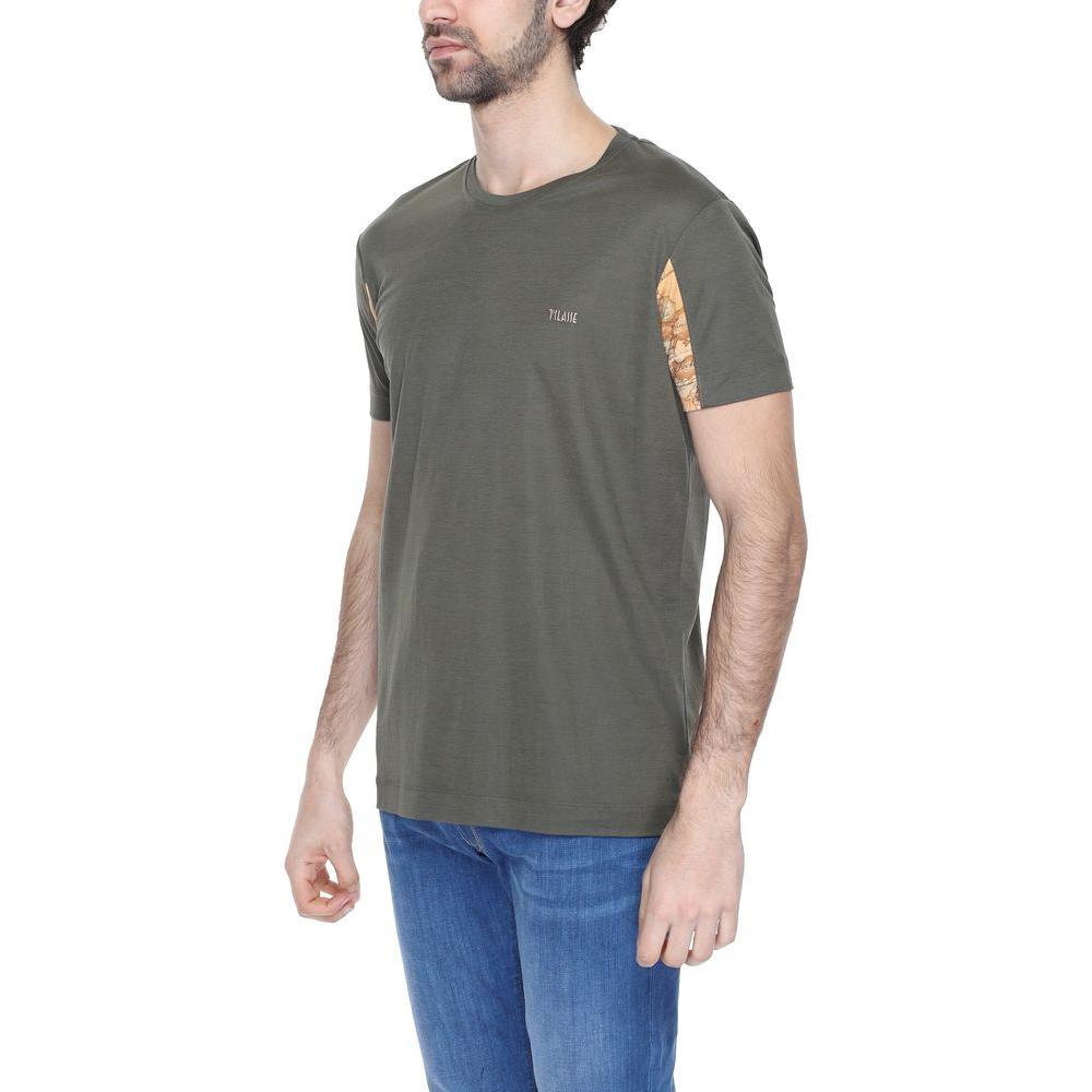 Alviero Martini Prima Classe Green Viscose T-Shirt Alviero Martini Prima Classe Dim Gray