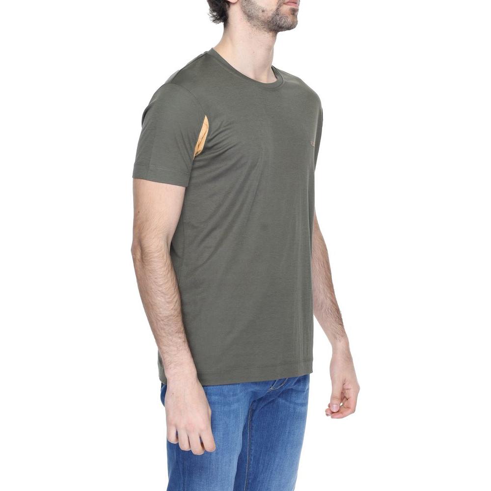 Alviero Martini Prima Classe Green Viscose T-Shirt Alviero Martini Prima Classe Dim Gray
