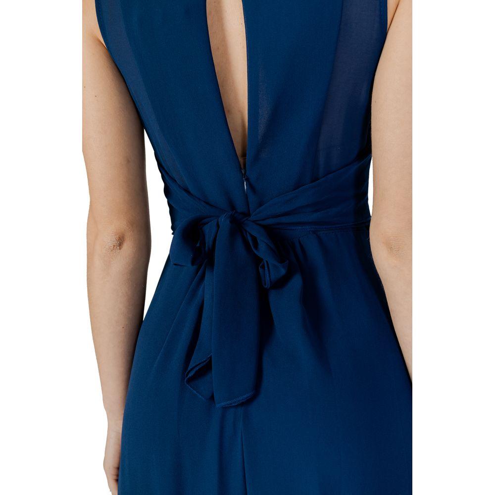 Rinascimento Blue Polyester Dress Rinascimento Tan