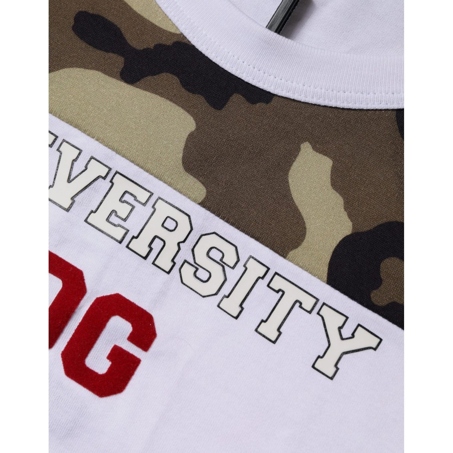 Dolce & Gabbana White Camouflage Tank Sleeveless T-shirt Dolce & Gabbana Dark Slate Gray