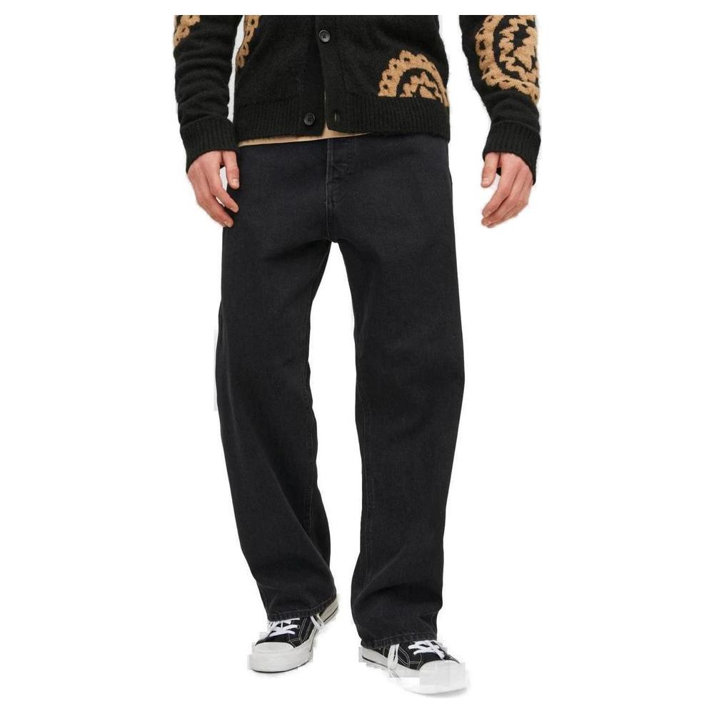 Jack Jones Black Cotton Jeans & Pant Jack Jones Black