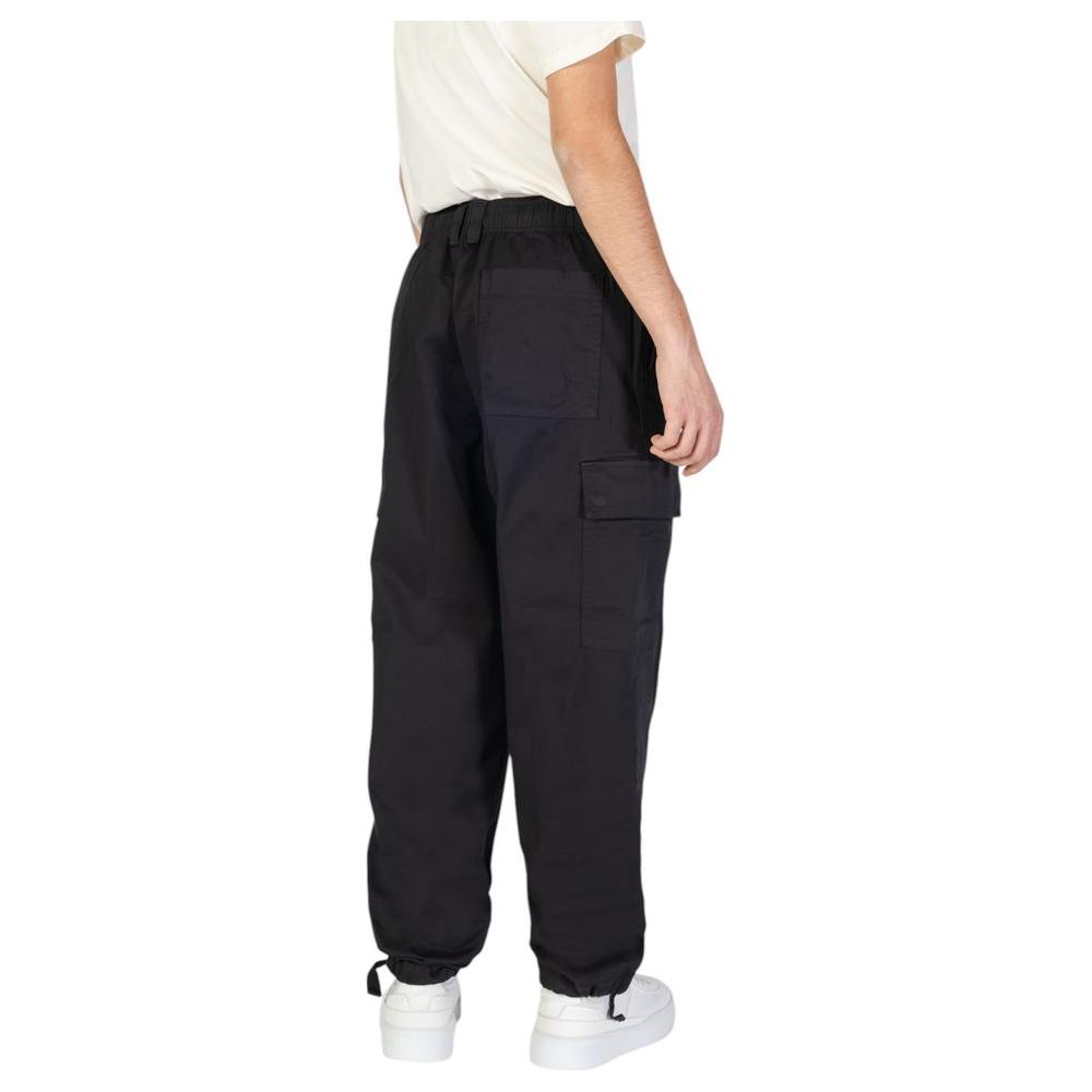 Calvin Klein Jeans Black Recycled Cotton Jeans & Pant Calvin Klein Jeans Light Gray