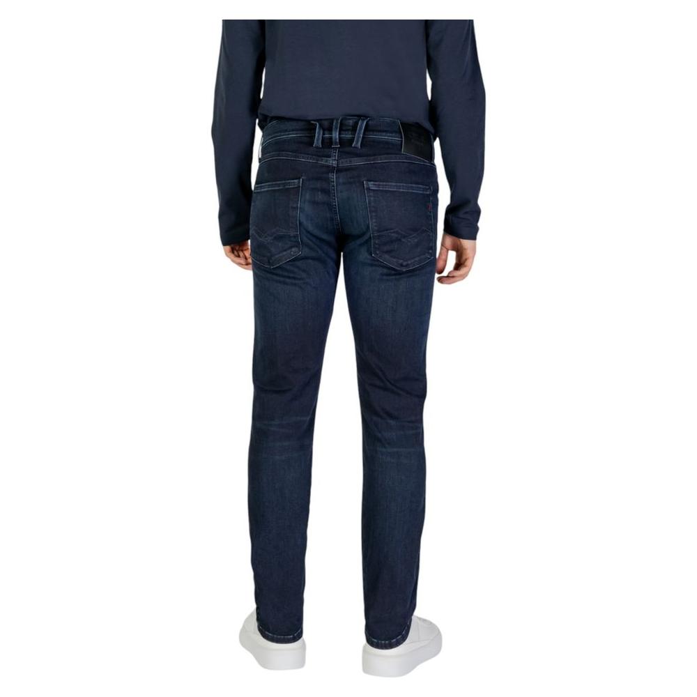 Replay Blue Cotton Jeans & Pant Replay Dark Slate Gray