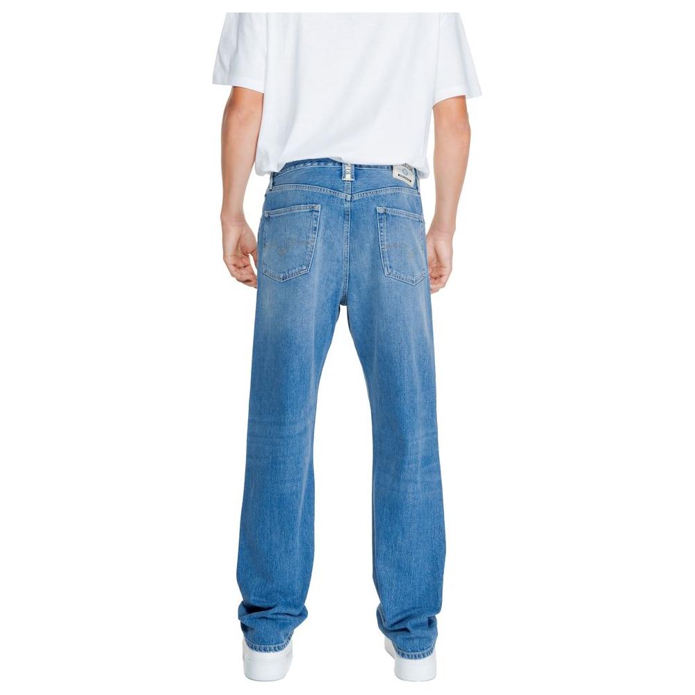 Replay Blue Cotton Jeans & Pant Replay Steel Blue