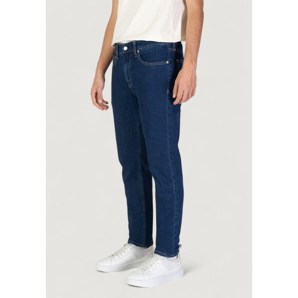 Calvin Klein Jeans Blue Cotton Jeans & Pant Calvin Klein Jeans Dark Slate Gray