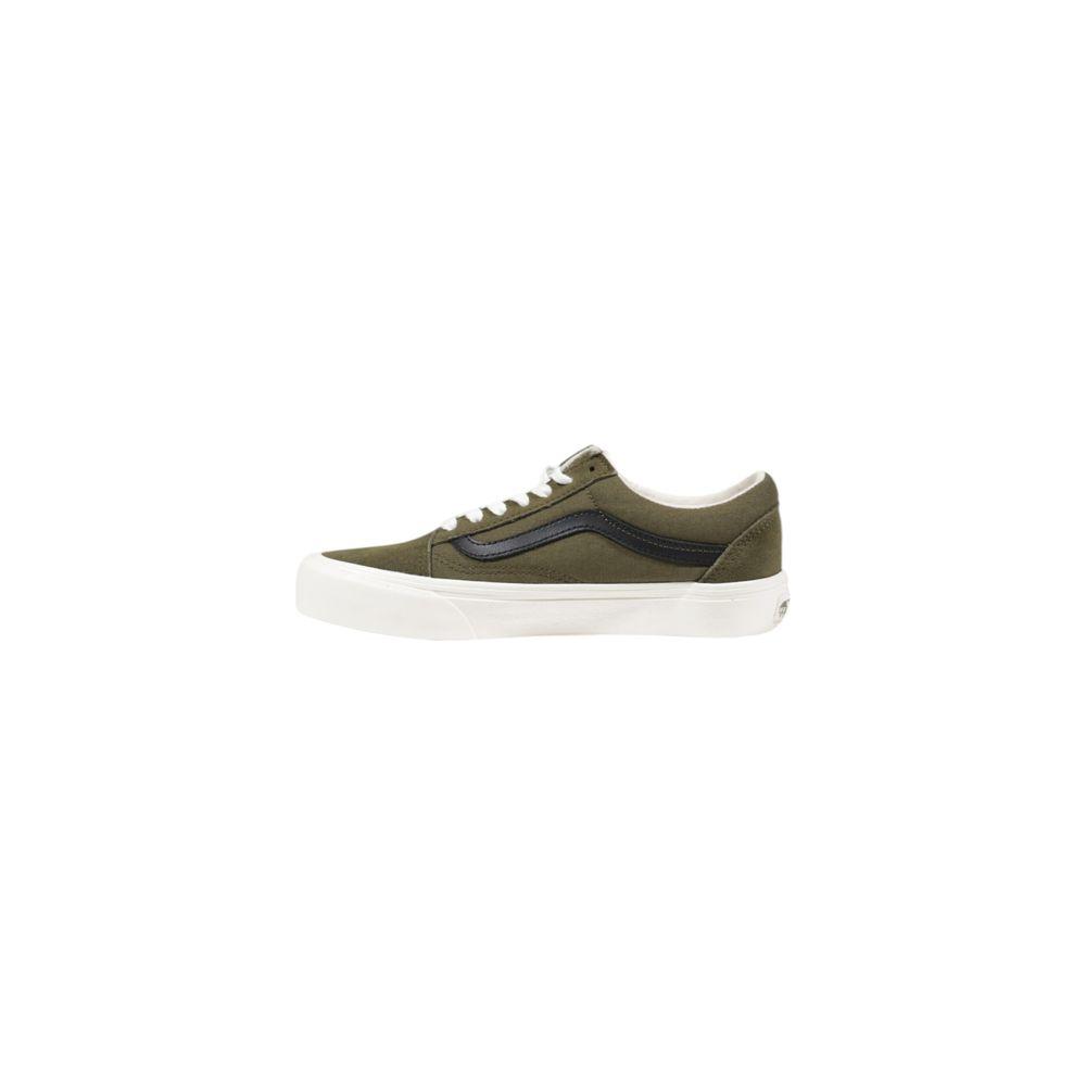 Vans Green Leather Sneaker Vans Beige