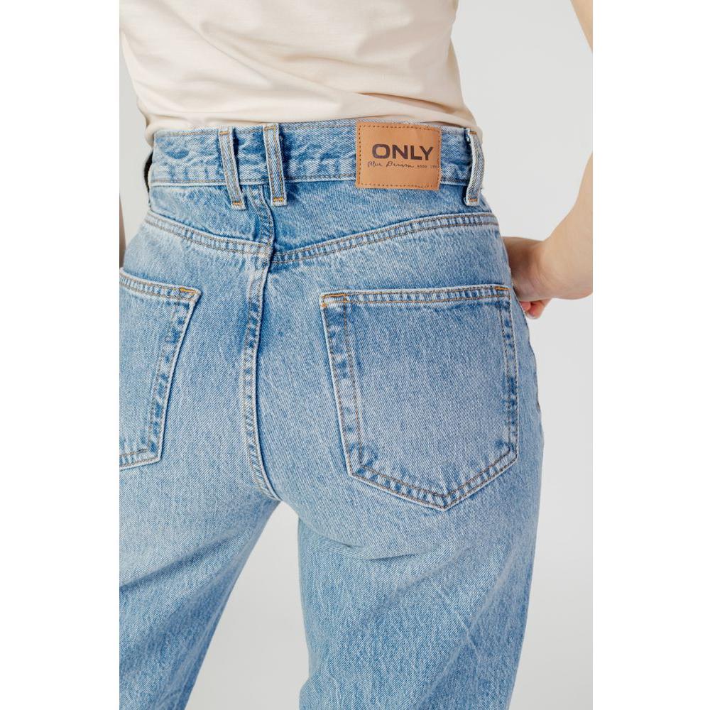Only Light Blue Cotton Jeans & Pant Only Dark Gray
