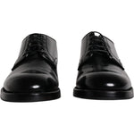 Dolce & Gabbana Dolce & Gabbana Black Leather Lace Up Men Derby Formal Shoes MV6457-43 1728,67345645728,Black,Dolce & Gabbana,EU43/US10,Formal - Men - Shoes,Material: 100% Calf Leather,Men,Men - Shoes,Preowned / Defect,Shoes