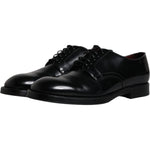 Dolce & Gabbana Dolce & Gabbana Black Leather Lace Up Men Derby Formal Shoes MV6457-43 1728,67345645728,Black,Dolce & Gabbana,EU43/US10,Formal - Men - Shoes,Material: 100% Calf Leather,Men,Men - Shoes,Preowned / Defect,Shoes