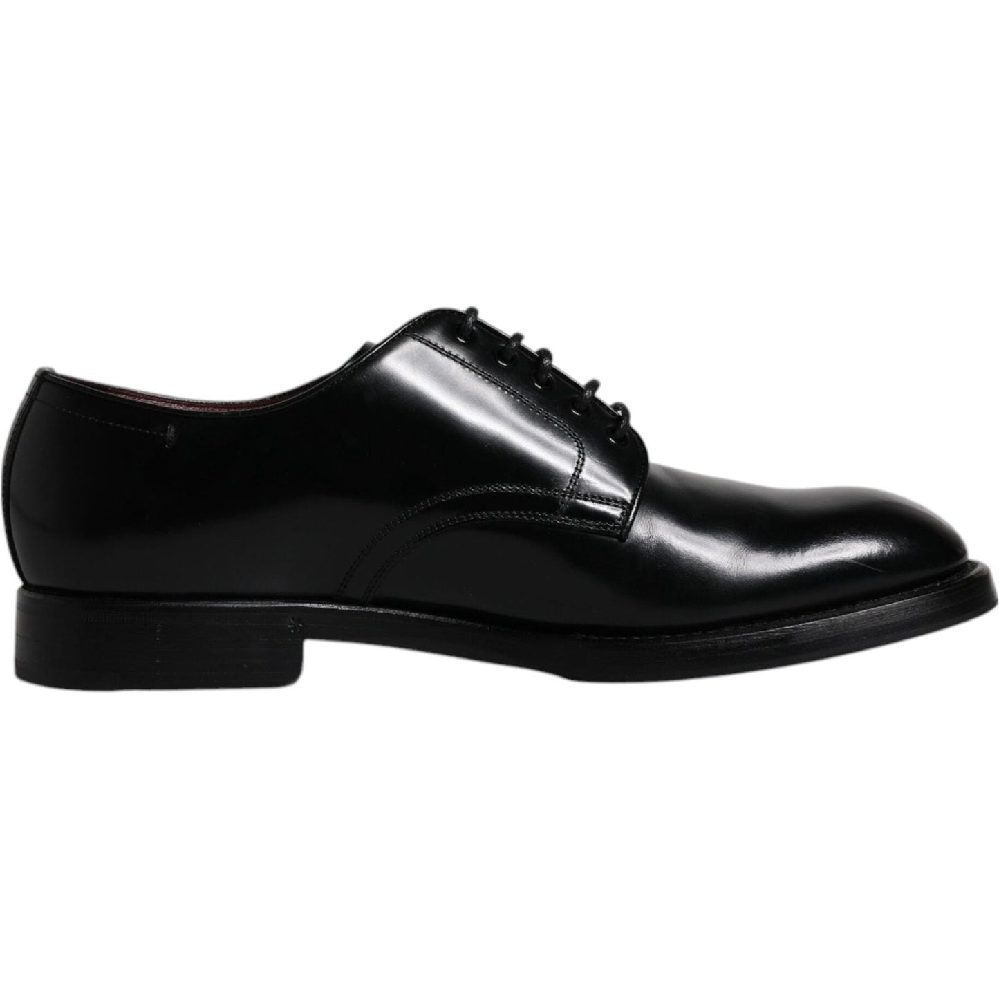 Dolce & Gabbana Dolce & Gabbana Black Leather Lace Up Men Derby Formal Shoes MV6457-43 1728,67345645728,Black,Dolce & Gabbana,EU43/US10,Formal - Men - Shoes,Material: 100% Calf Leather,Men,Men - Shoes,Preowned / Defect,Shoes