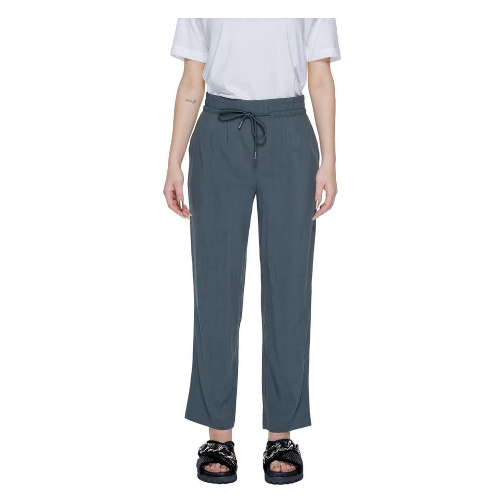 Street One Green Viscose Jeans & Pant Street One Dark Slate Gray