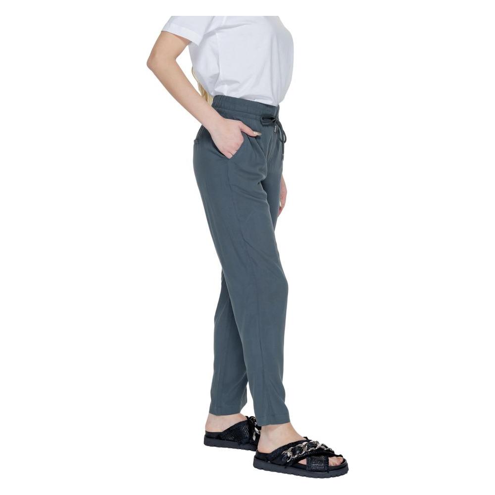 Street One Green Viscose Jeans & Pant Street One Dark Slate Gray