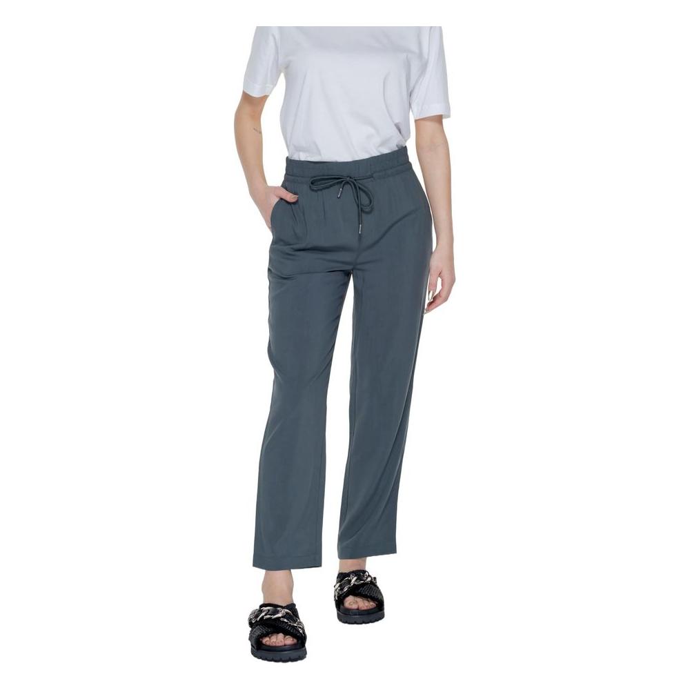 Street One Green Viscose Jeans & Pant Street One Dark Slate Gray