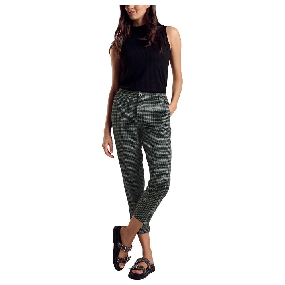 Street One Green Polyester Jeans & Pant Street One Black