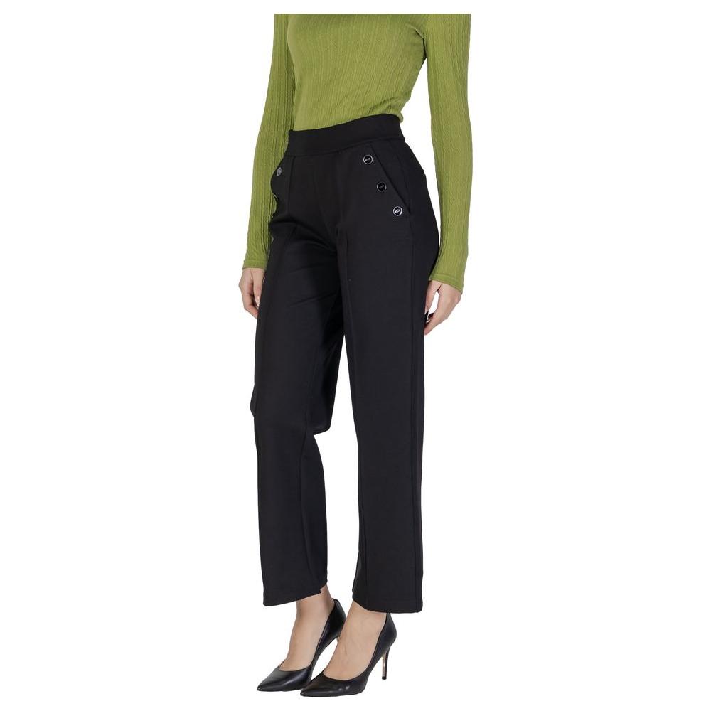Street One Black Viscose Jeans & Pant Street One Black