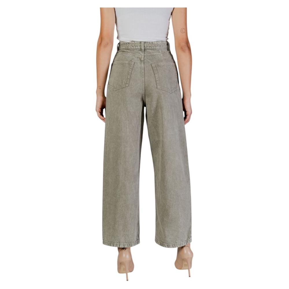 Only Green Cotton Jeans & Pant Only Rosy Brown
