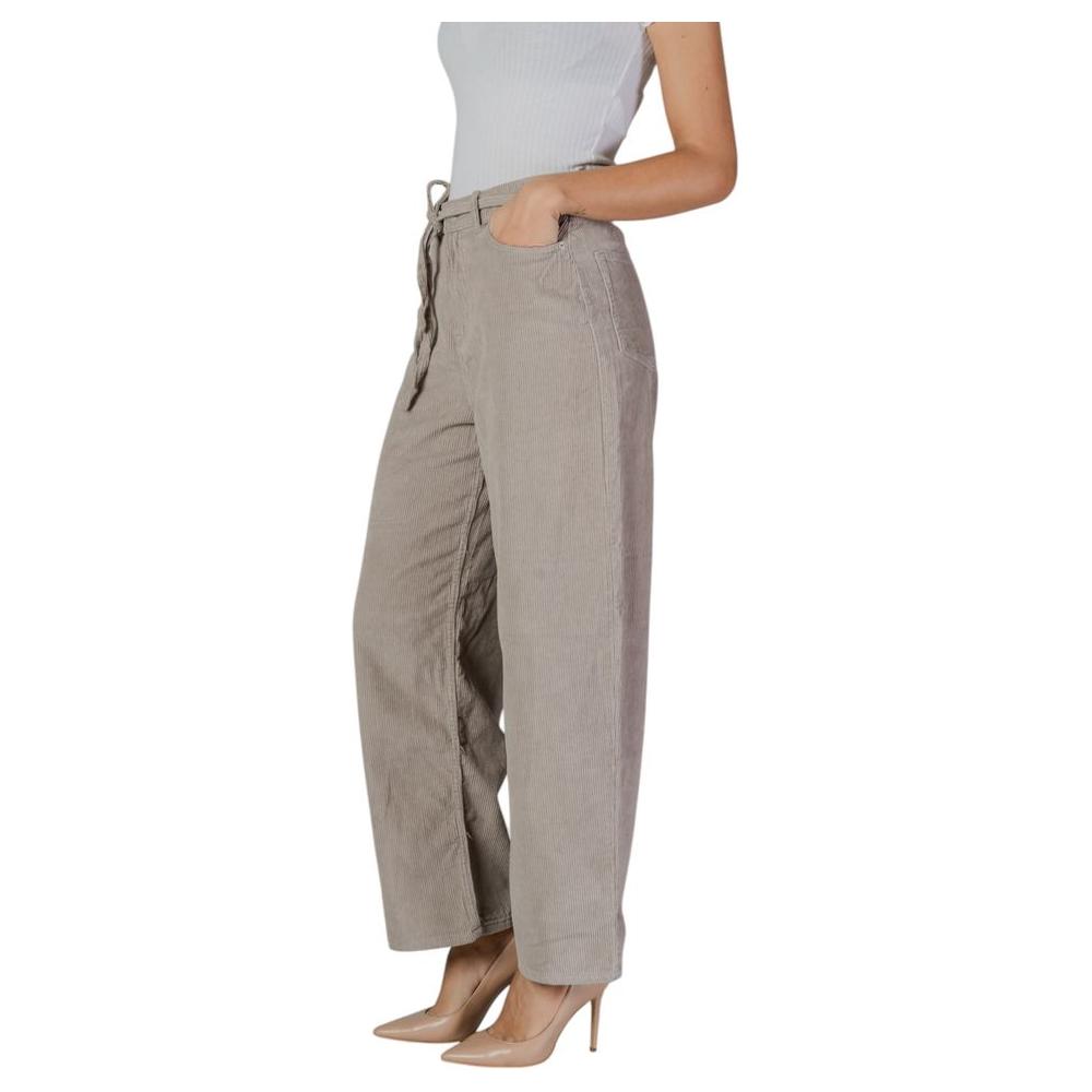Only Beige Cotton Jeans & Pant Only Rosy Brown