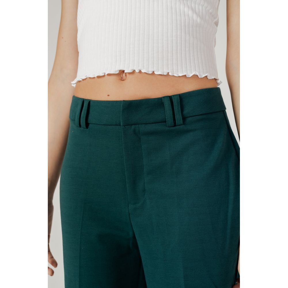 Only Green Polyester Jeans & Pant Only Gray