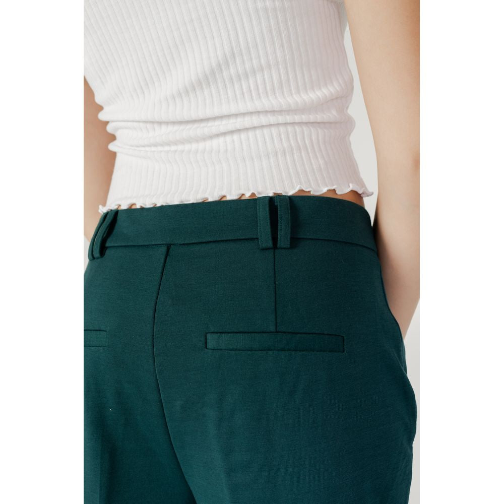 Only Green Polyester Jeans & Pant Only Light Gray