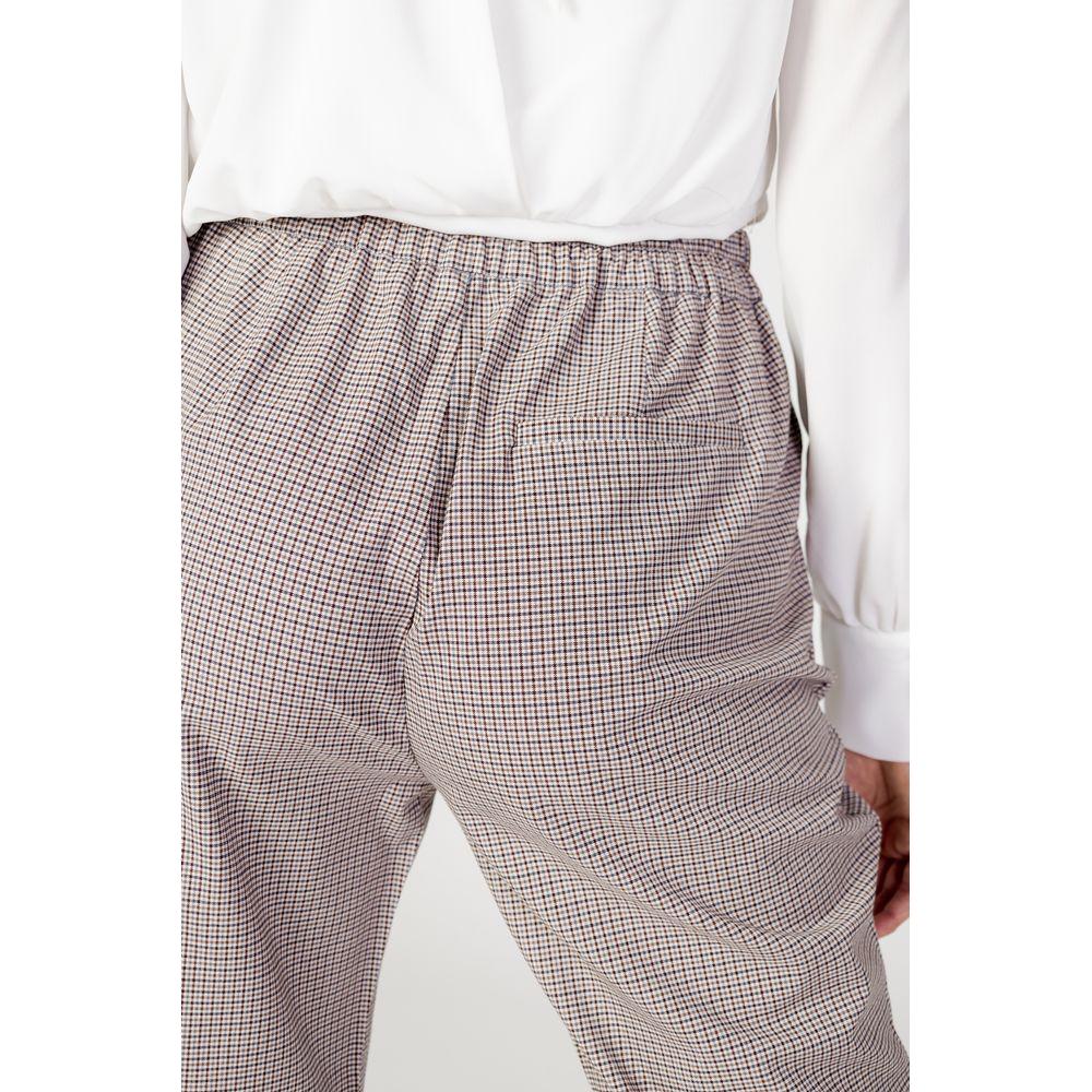 Only Beige Polyester Jeans & Pant Only Light Gray