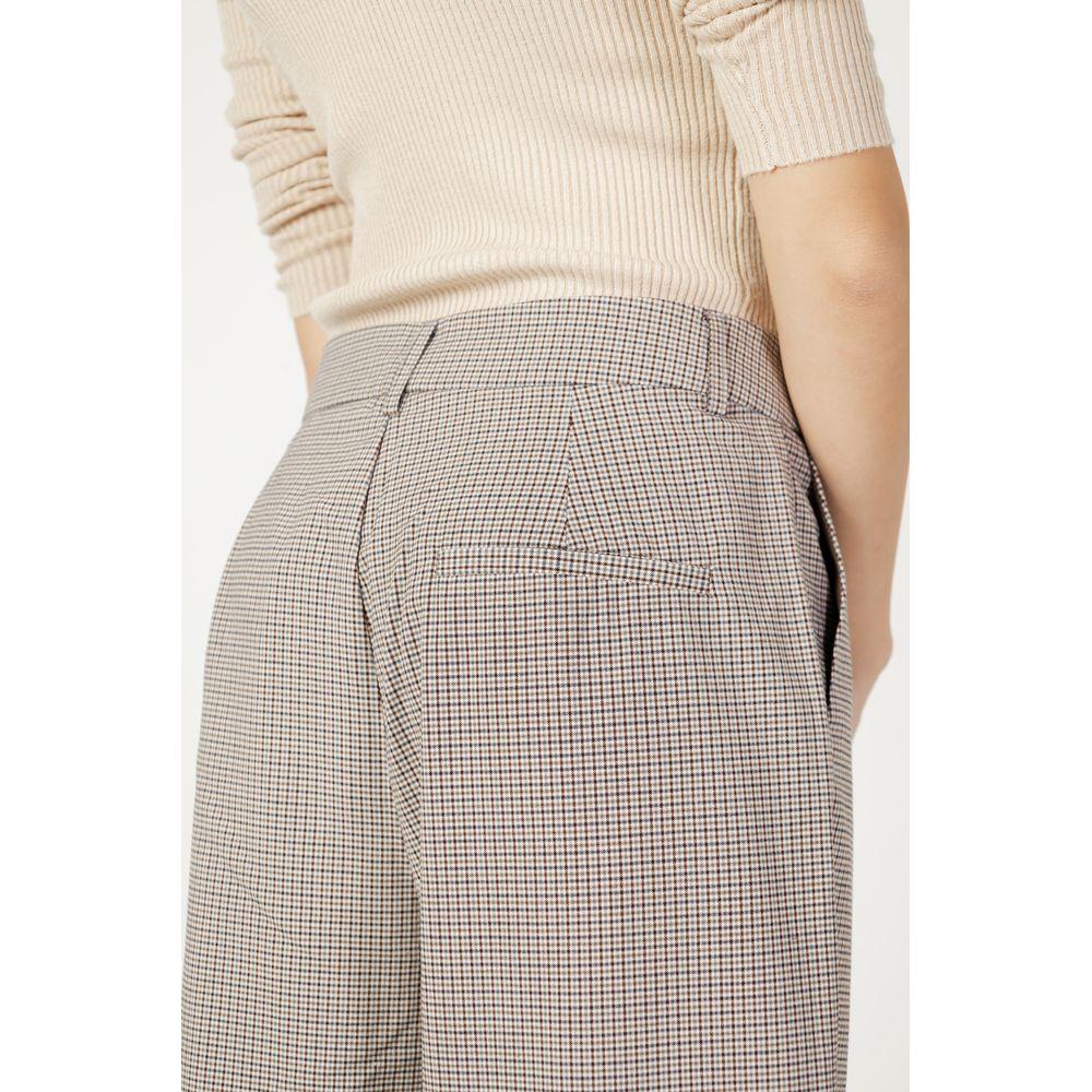 Only Beige Polyester Jeans & Pant Only Light Gray