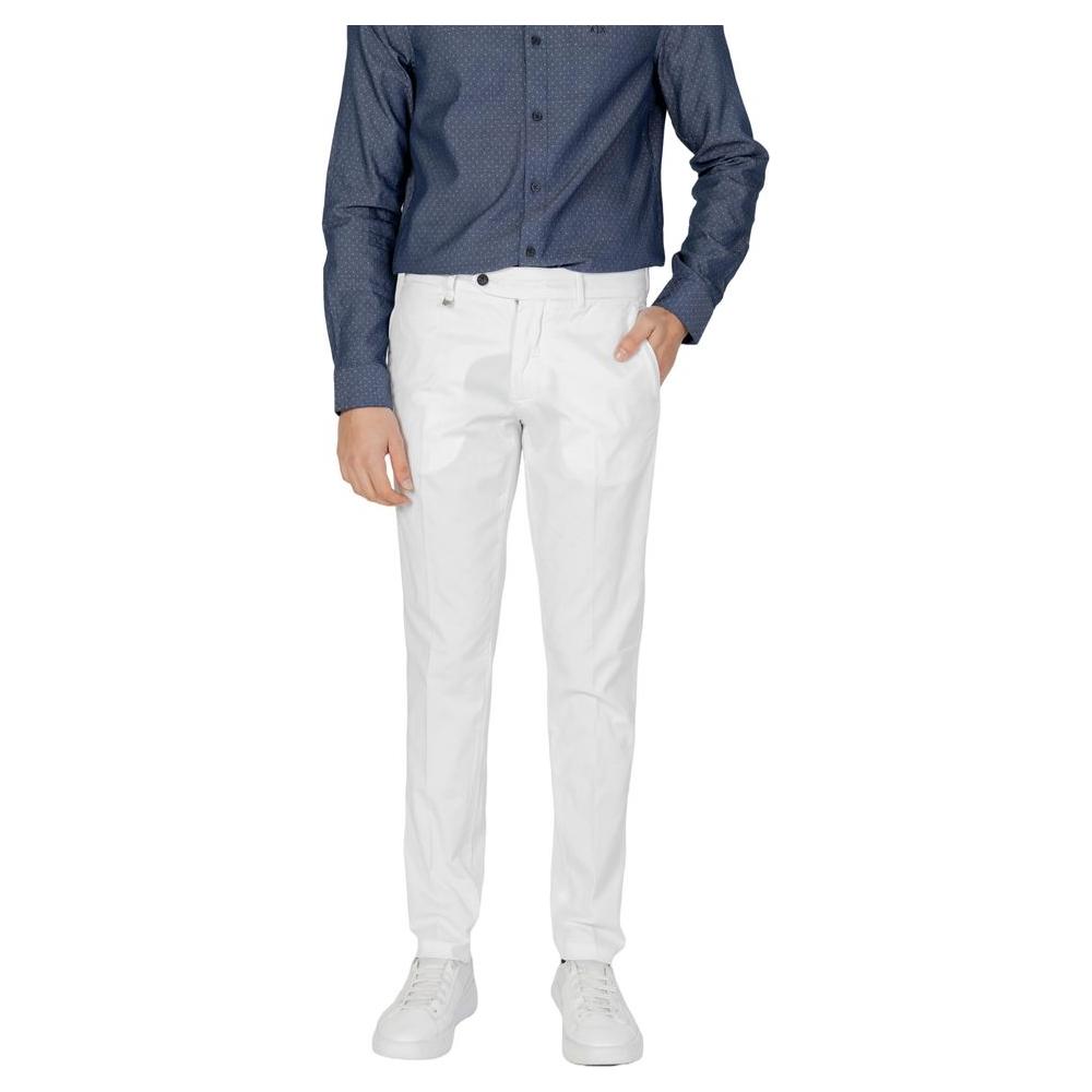 Antony Morato Cream Cotton Jeans & Pant Antony Morato Light Gray