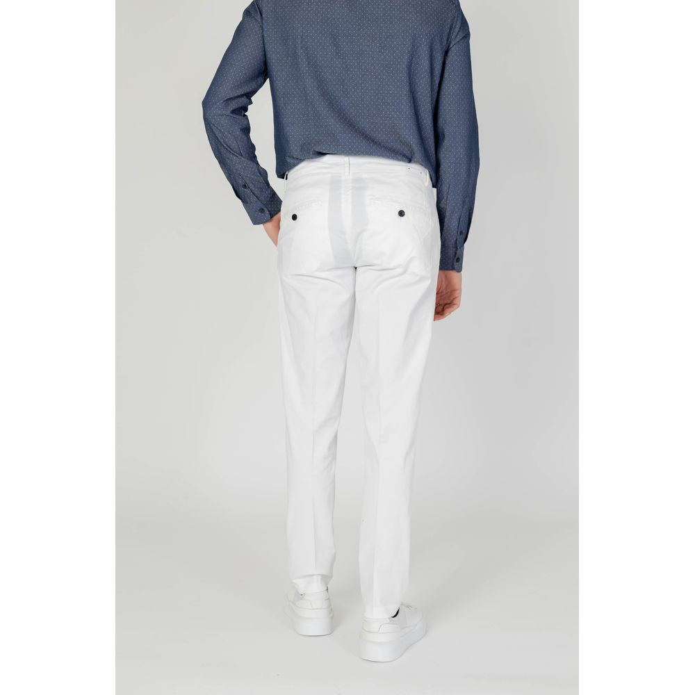 Antony Morato Cream Cotton Jeans & Pant Antony Morato Light Gray