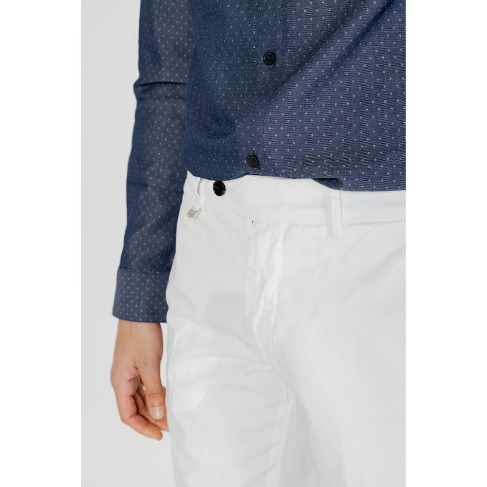 Antony Morato Cream Cotton Jeans & Pant Antony Morato Light Gray