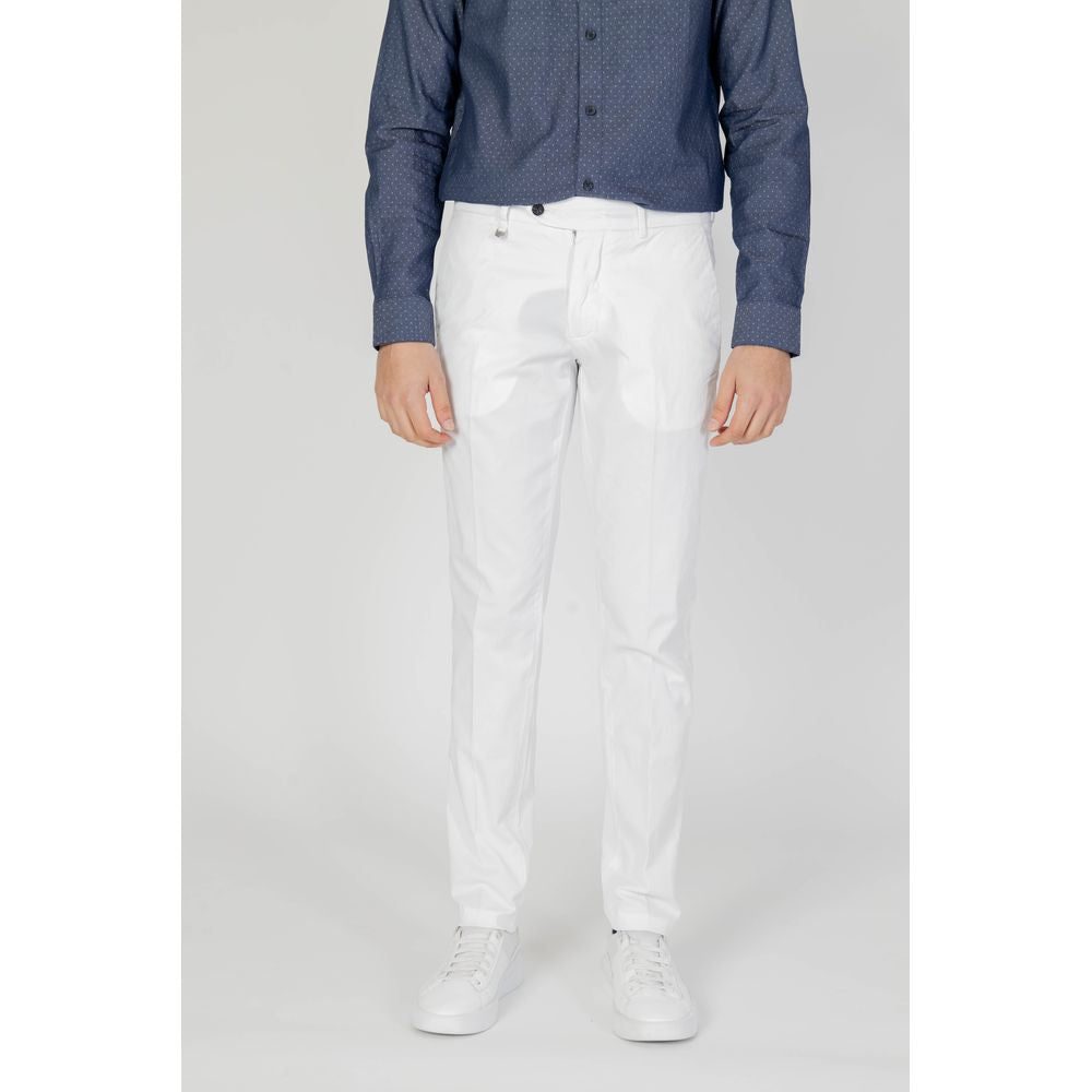 Antony Morato Cream Cotton Jeans & Pant Antony Morato Light Gray