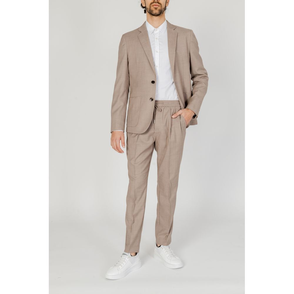 Antony Morato Beige Polyester Jeans & Pant Antony Morato Light Gray