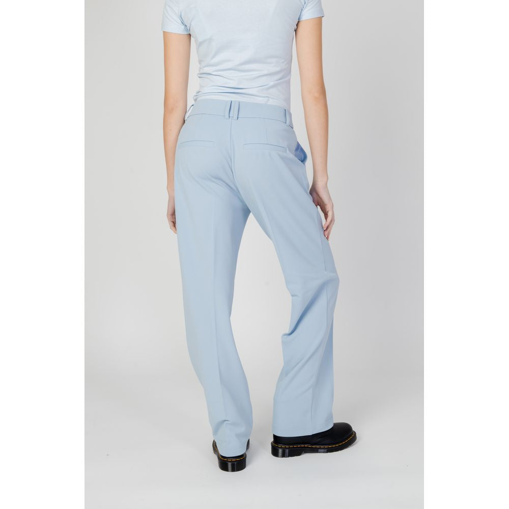 Only Blue Polyester Jeans & Pant Only Light Gray