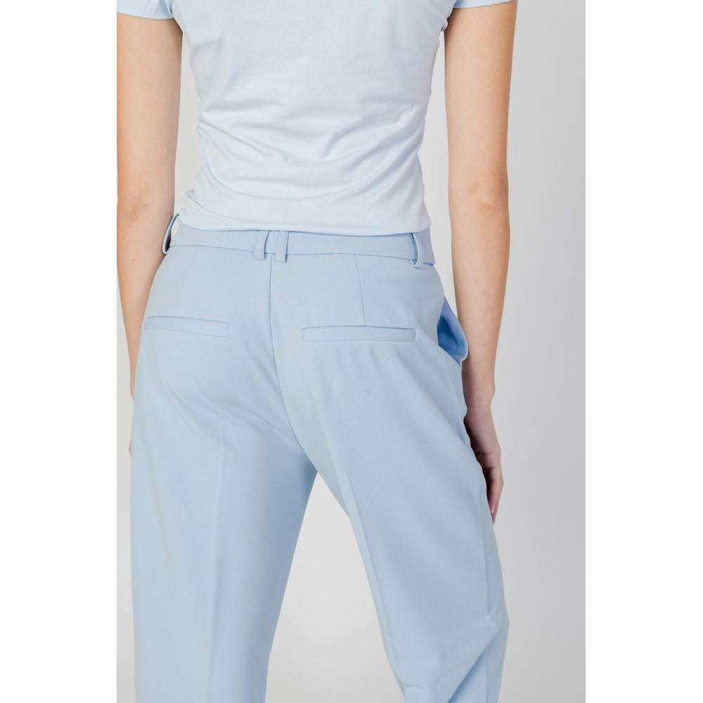 Only Blue Polyester Jeans & Pant Only Light Gray