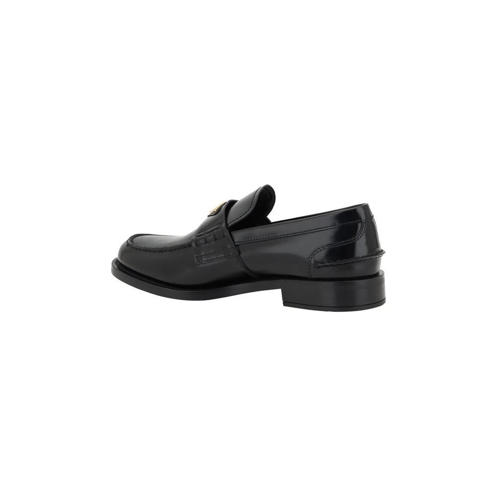 Prada Logo Loafers Prada Dark Slate Gray
