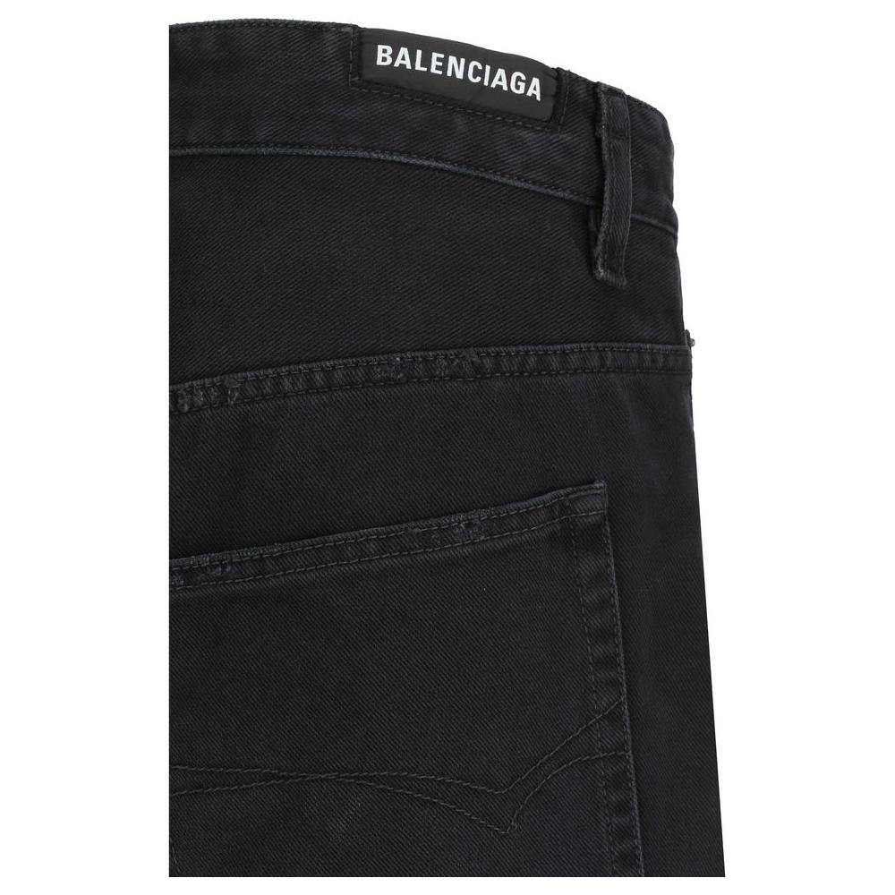 Balenciaga Denim Pants Balenciaga Black