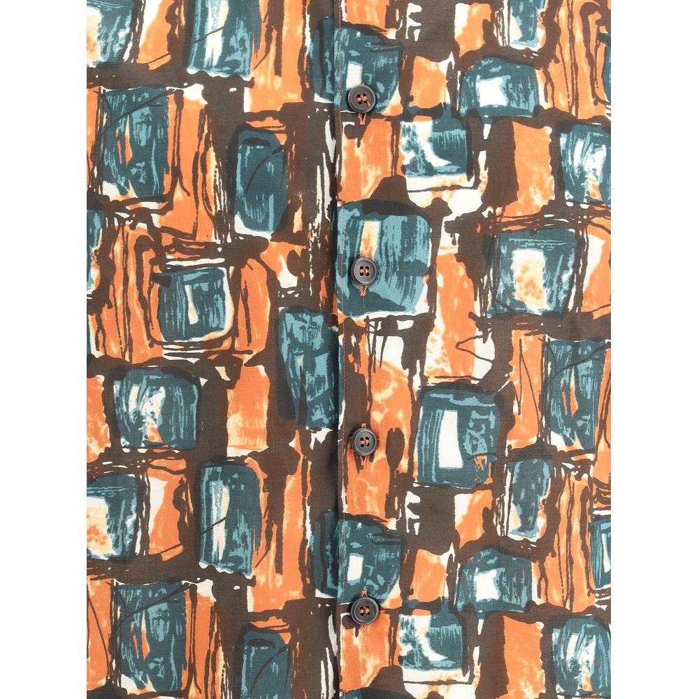 Prada Batista Squared Shirt Prada Dim Gray