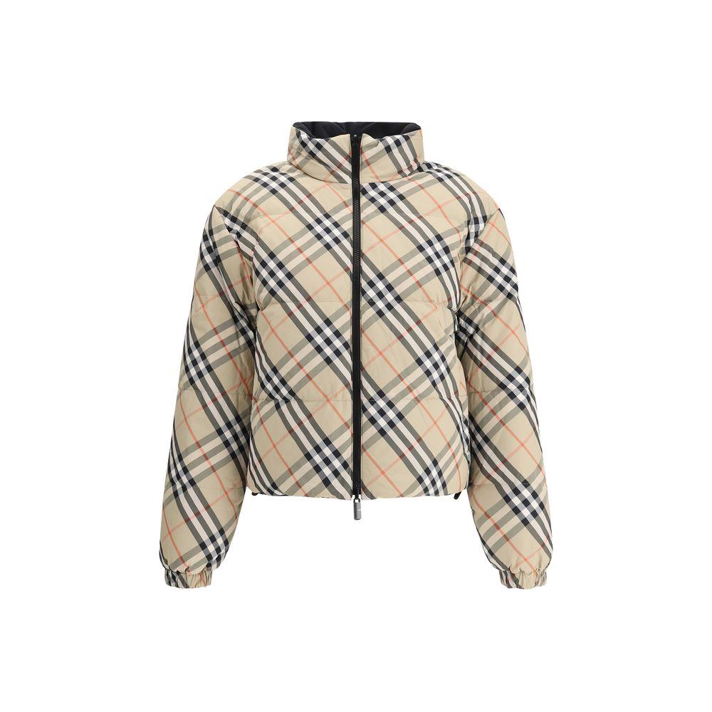 Burberry Reversible Down Jacket Burberry Dark Gray